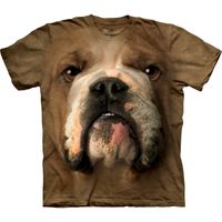 Bruin honden T-shirt Bulldog