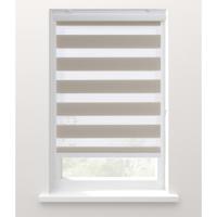 Leen Bakker - Fenstr Duo-rolgordijn Zandkleur - 120x190 Cm - Polyester - Crème