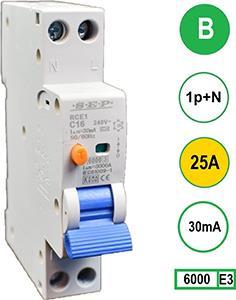 Aardlekautomaat 25A B kar 30mA 2P SEP - 4518106