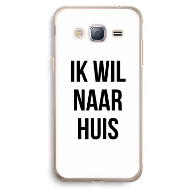 Ik wil naar huis: Samsung Galaxy J3 (2016) Transparant Hoesje