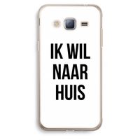 Ik wil naar huis: Samsung Galaxy J3 (2016) Transparant Hoesje
