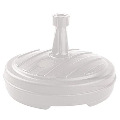 Parasolvoet - rond - wit - 13 liter - D45 cm - parasolhouder - vulbaar