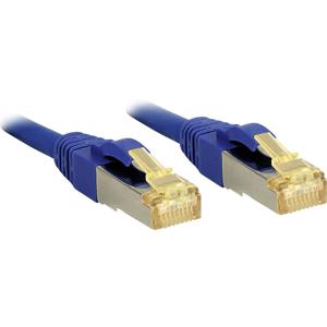 LINDY 47277 RJ45 Netwerkkabel, patchkabel CAT 6a (losse kabel CAT 7) S/FTP 1.00 m Blauw Snagless 1 stuk(s)