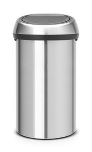 Brabantia touch bin afvalemmer 60 liter matt steel fingerprint proof