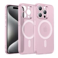 iPhone 15 Pro Zero Clear Case (HaloLock) Frosted Pink