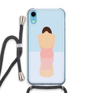 Mirror: iPhone XR Transparant Hoesje met koord