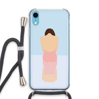 Mirror: iPhone XR Transparant Hoesje met koord