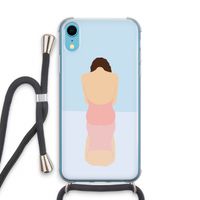 Mirror: iPhone XR Transparant Hoesje met koord