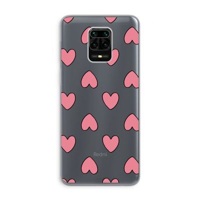 Ondersteboven verliefd: Xiaomi Redmi Note 9 Pro Transparant Hoesje