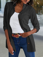 Casual Long Sleeve Shirt Coat