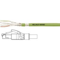 Helukabel 806621-1 RJ45 Netwerkkabel, patchkabel CAT 6A S/FTP 3.00 m Groen PUR-mantel, Afscherming gevlochten, Folie afscherming, Flexibele binnenader 1 stuk(s)