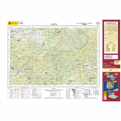 Topografische kaart 573 MT50 Gata | CNIG - Instituto Geográfico Nacional1