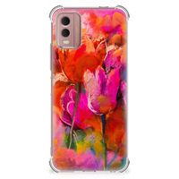 Back Cover Nokia C32 Tulips