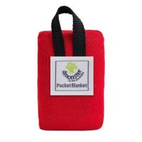 Draagbare ultradunne vouwen Camping mat Pocket waterdichte deken buiten picknick mat zandstrand mat grootte: 70 * 110cm (rood)