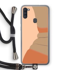 Bikini: Samsung Galaxy A11 Transparant Hoesje met koord