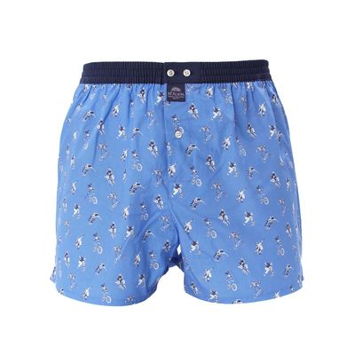 McAlson Boxer met binnenbroek sport blauw