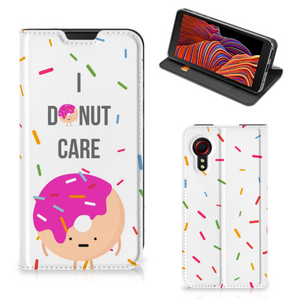 Samsung Galaxy Xcover 5 Flip Style Cover Donut Roze