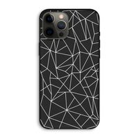 Geometrische lijnen wit: iPhone 12 Pro Max Biologisch afbreekbaar hoesje