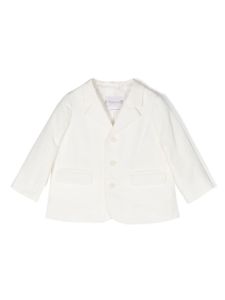 Bonpoint blazer à simple boutonnage - Blanc