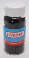 Elvedes Kabelhoedje 5,0 mm PVC Zwart Per 150 Stuks