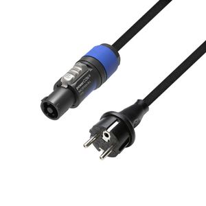 Adam Hall Powercon stroomkabel 230V 1.5m