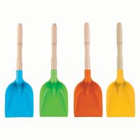 Androni Schep met houten steel kleur, 34cm