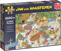 Jan van Haasteren ‚Äì Wild Water Raften Puzzel 1500 Stukjes