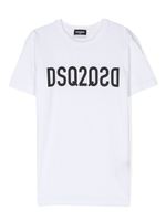 DSQUARED2 KIDS t-shirt en coton à logo imprimé - Blanc - thumbnail