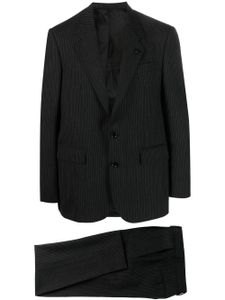 Lardini costume boutonné à rayures - Noir