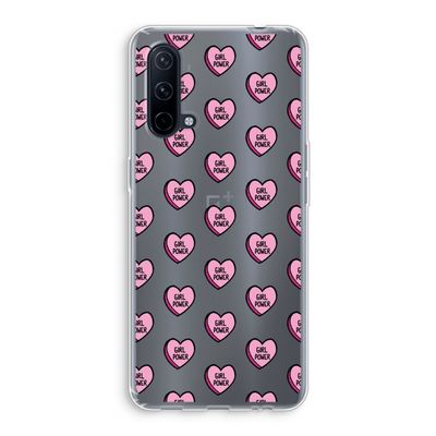 GIRL POWER: OnePlus Nord CE 5G Transparant Hoesje