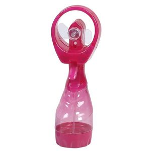 1x Watersproeier strand ventilator roze 28 cm   -