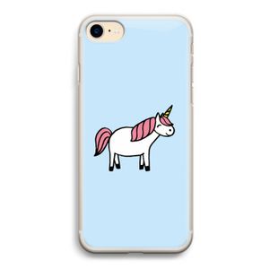 Eenhoorn: iPhone 7 Transparant Hoesje