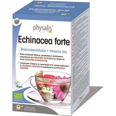 Physalis Biokruideninfusie Echinacea Forte Thee 20Stuks