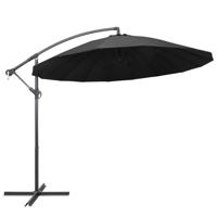 VidaXL Zweefparasol met aluminium paal 3 m antraciet