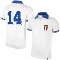 Italië retro uitshirt WK 1982 + Nummer 14