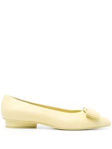 Ferragamo ballerines Viva Bow - Jaune