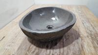 Aufsatzwaschbecken aus Flussstein RL250373, 52x41x15 cm
