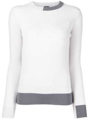 Lorena Antoniazzi pull en maille fine - Gris