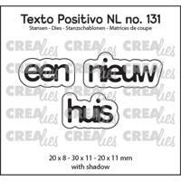 Crealies • texto positivo snijmal een nieuw huis