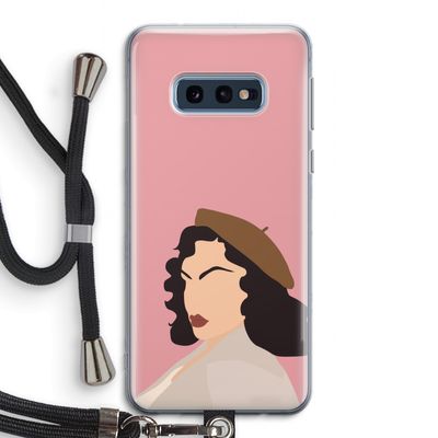 Confidence: Samsung Galaxy S10e Transparant Hoesje met koord