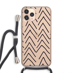 Marrakech Arrows: iPhone 11 Pro Transparant Hoesje met koord