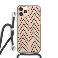 Marrakech Arrows: iPhone 11 Pro Transparant Hoesje met koord