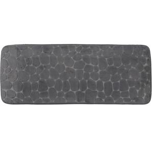 Tendance Badmat Pebble - Memory Foam - extra lang - donkergrijs - 45 x 120 cm - antislip