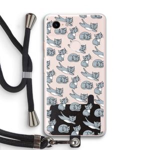 Poezen: Pixel 3 XL Transparant Hoesje met koord