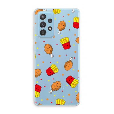 Chicken 'n Fries: Samsung Galaxy A73 Transparant Hoesje