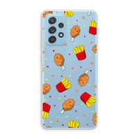 Chicken 'n Fries: Samsung Galaxy A73 Transparant Hoesje