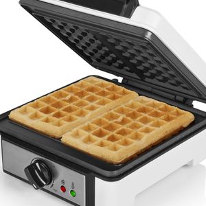 Princess 132397 Wafelijzer - 2 Belgische wafels - Regelbare thermostaat - Anti aanbaklaag - 1200 Watt