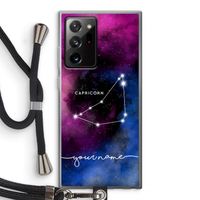 Sterrenbeeld - Donker: Samsung Galaxy Note 20 Ultra / Note 20 Ultra 5G Transparant Hoesje met koord
