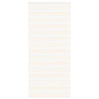 VidaXL Zebra rolgordijn 115x200 cm stofbreedte 110,9 cm marmerbeige
