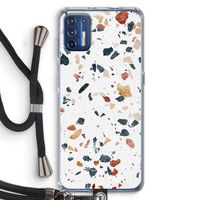 Terrazzo N°4: Motorola Moto G9 Plus Transparant Hoesje met koord
